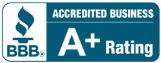 Better Business Bureau A+ award
