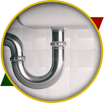 Pipe under sink
